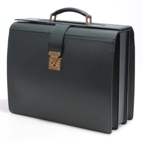 Louis Vuitton Green Taiga Leather Robusto Suitcase