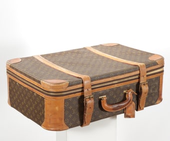 Vintage Louis Vuitton Soft Sided Suitcase