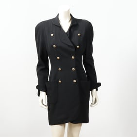 Chanel Double Breasted Silk Jacket