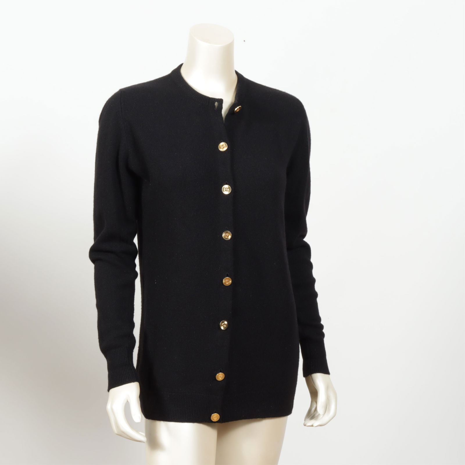Chanel Black Cashmere Cardigan (1 of 5)