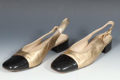 Vintage Chanel Sling-Back Pumps