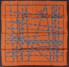 Hermes Bolduc Silk Scarf