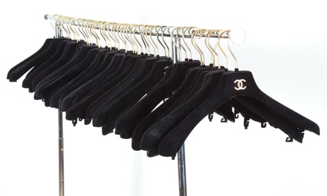 Collection of 44 Chanel Clothes Hangers