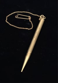 LT & Sons 14K Yellow Gold Mechanical Pencil