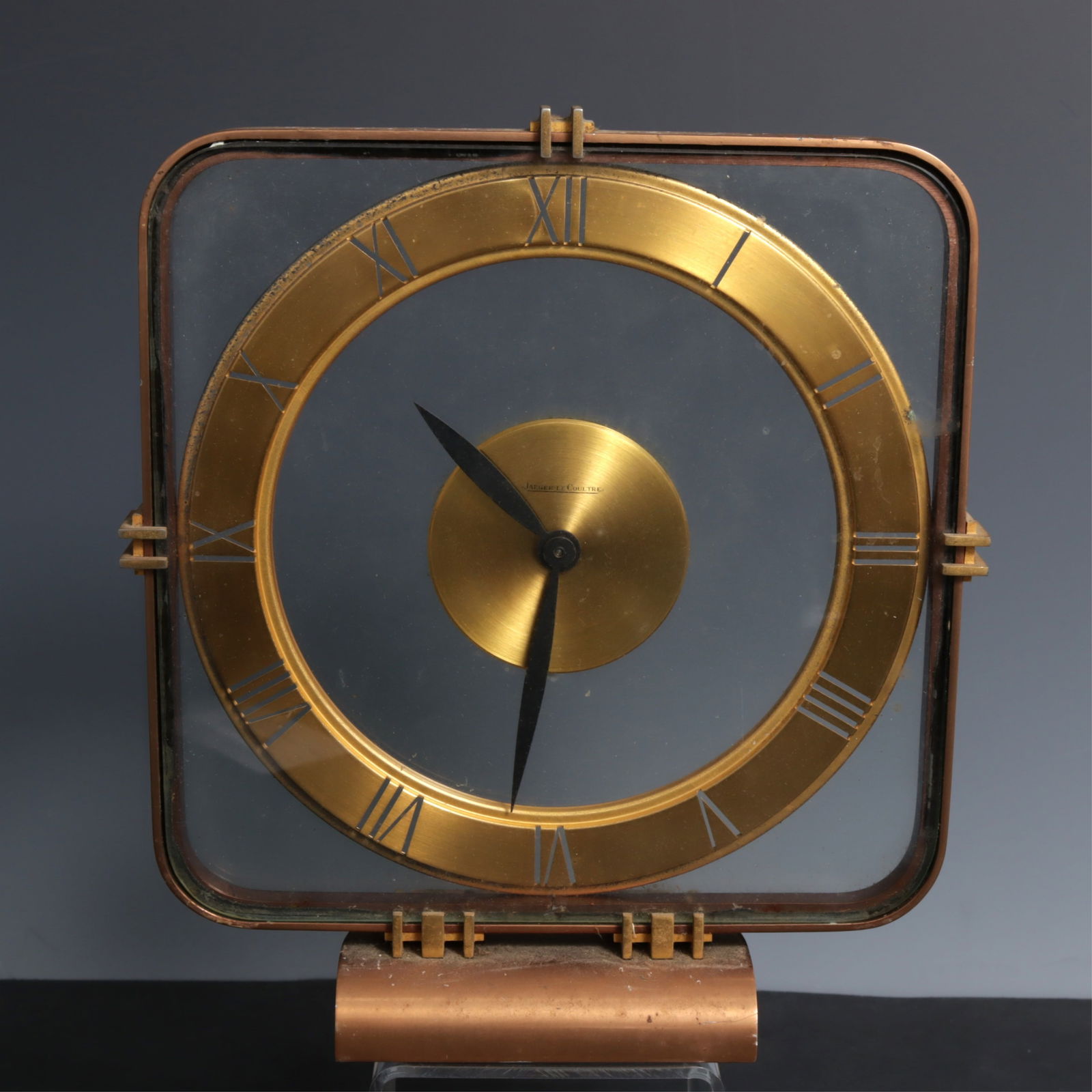 Jaeger LeCoultre Brass Mystery Clock, c.1930 (1 of 4)