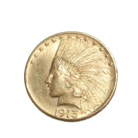 1913 Indian Head $10 Gold Coin