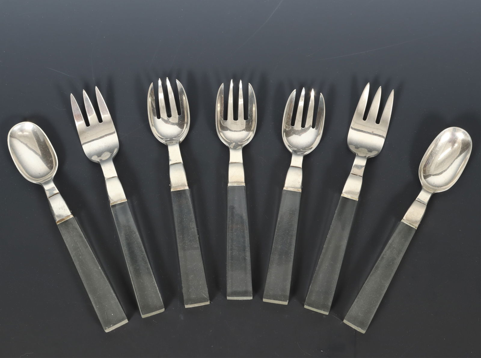 Porter Blanchard Sterling and Lucite Flatware (1 of 3)