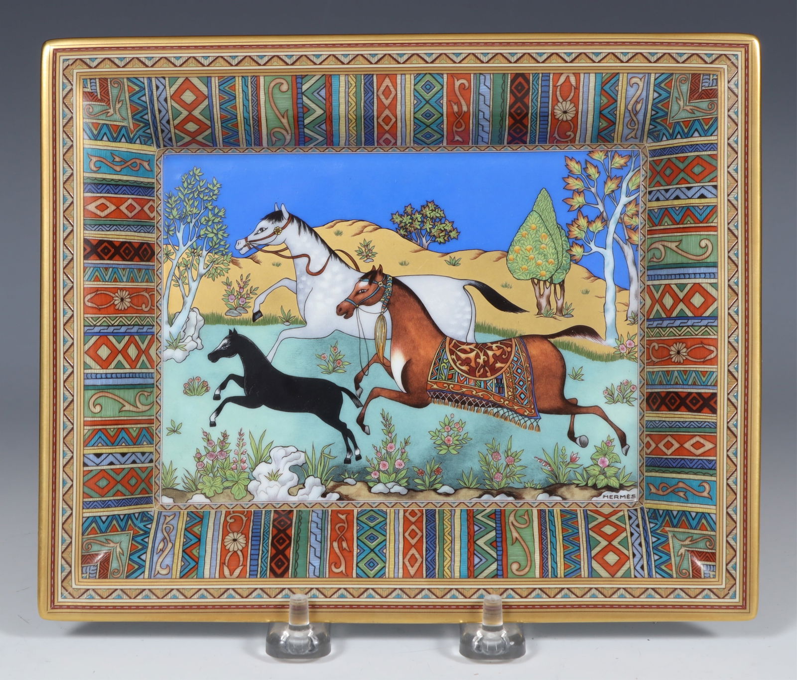 Hermes Cheval d'Orient Porcelain Change Tray (1 of 5)
