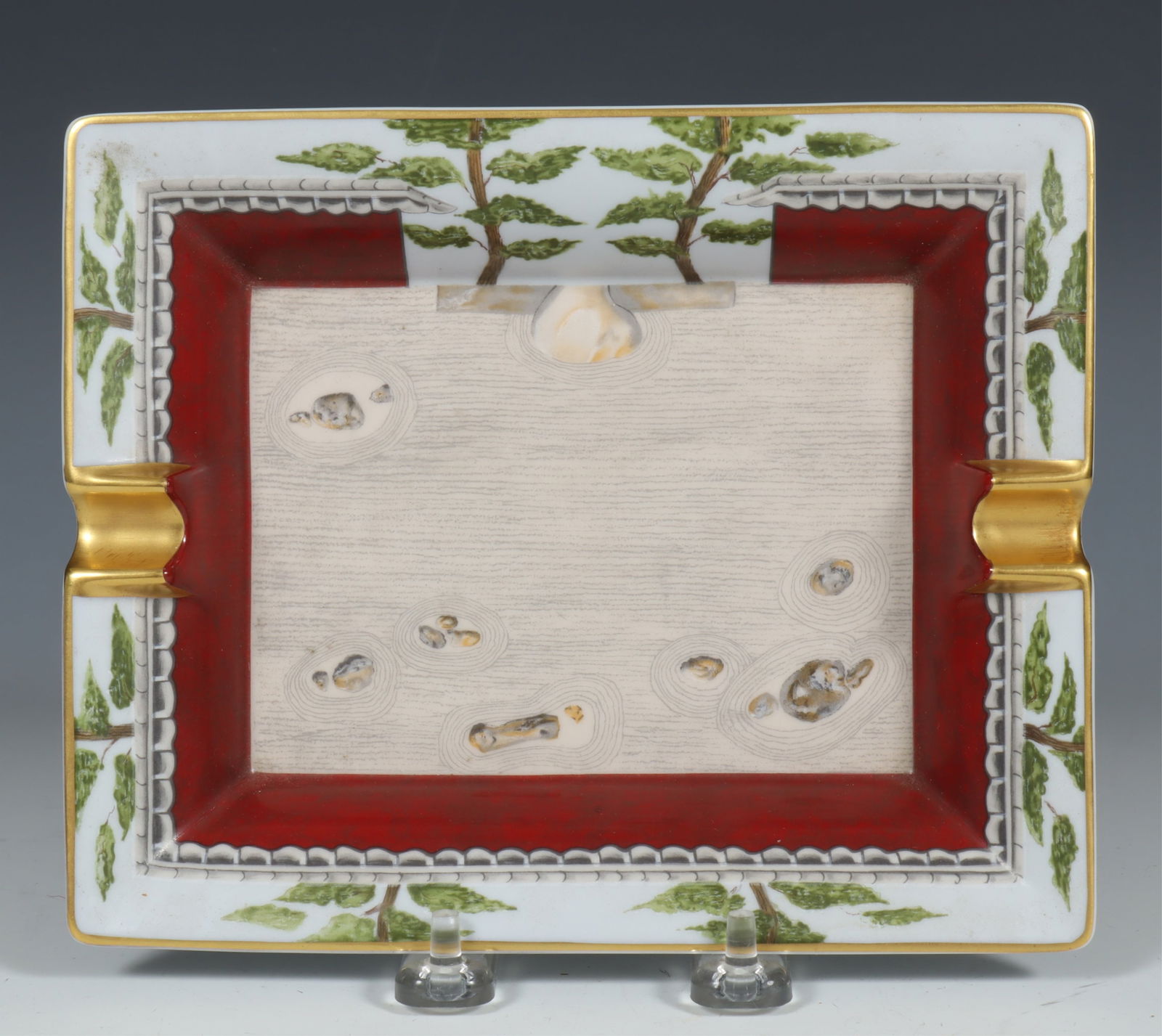 Hermes Asian Inspired Porcelain Ashtray (1 of 4)