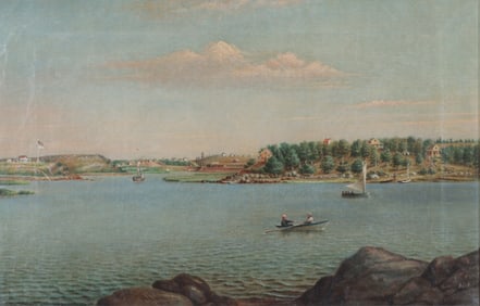 Addison Center - Coastal Landscape O/C