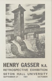 Henry Gusser - Retrospective Poster