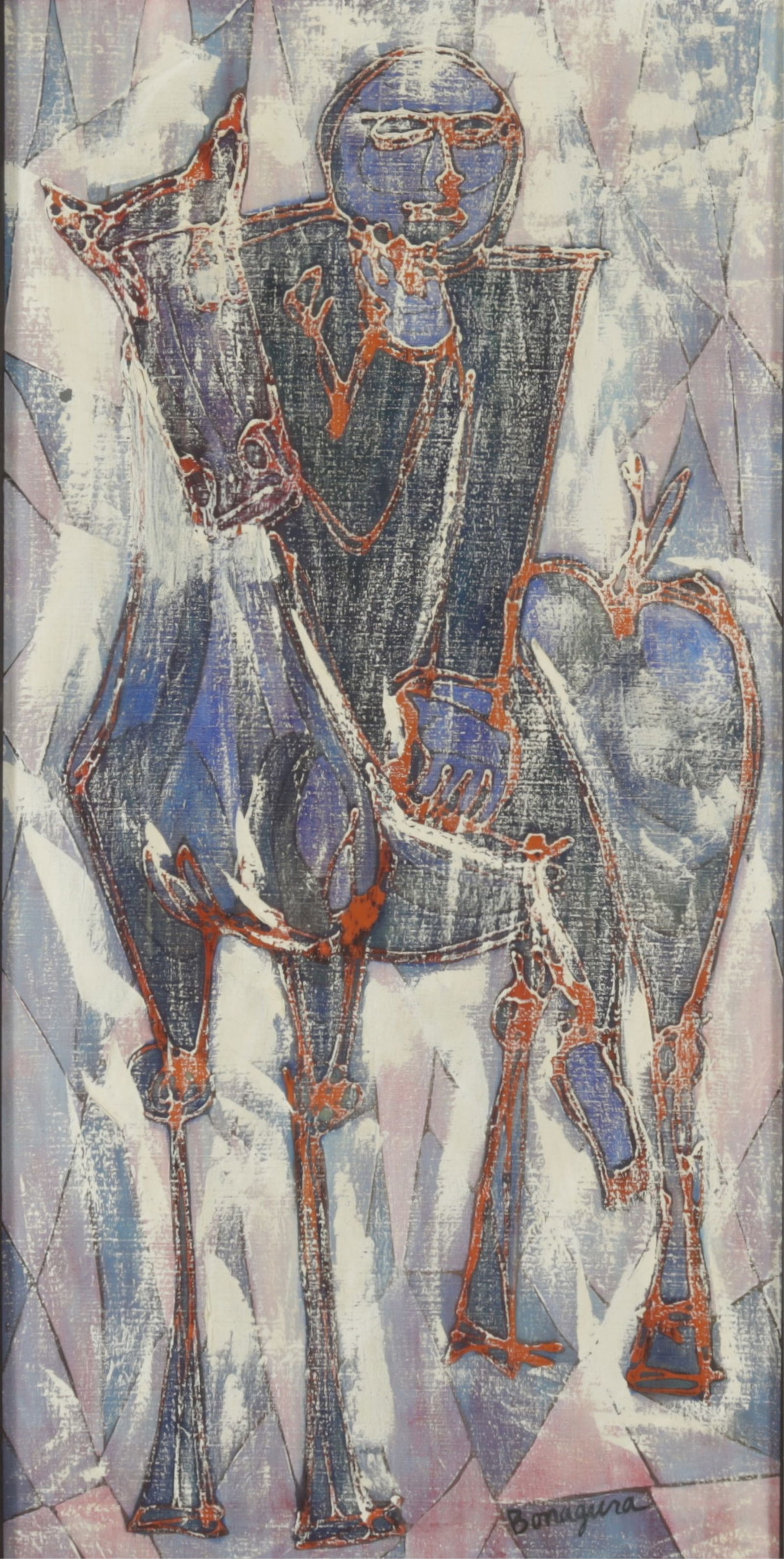 International School - Horse & Rider, 20th C (1 of 6)