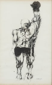 Marshall Arisman - The Victor Ink Drawing