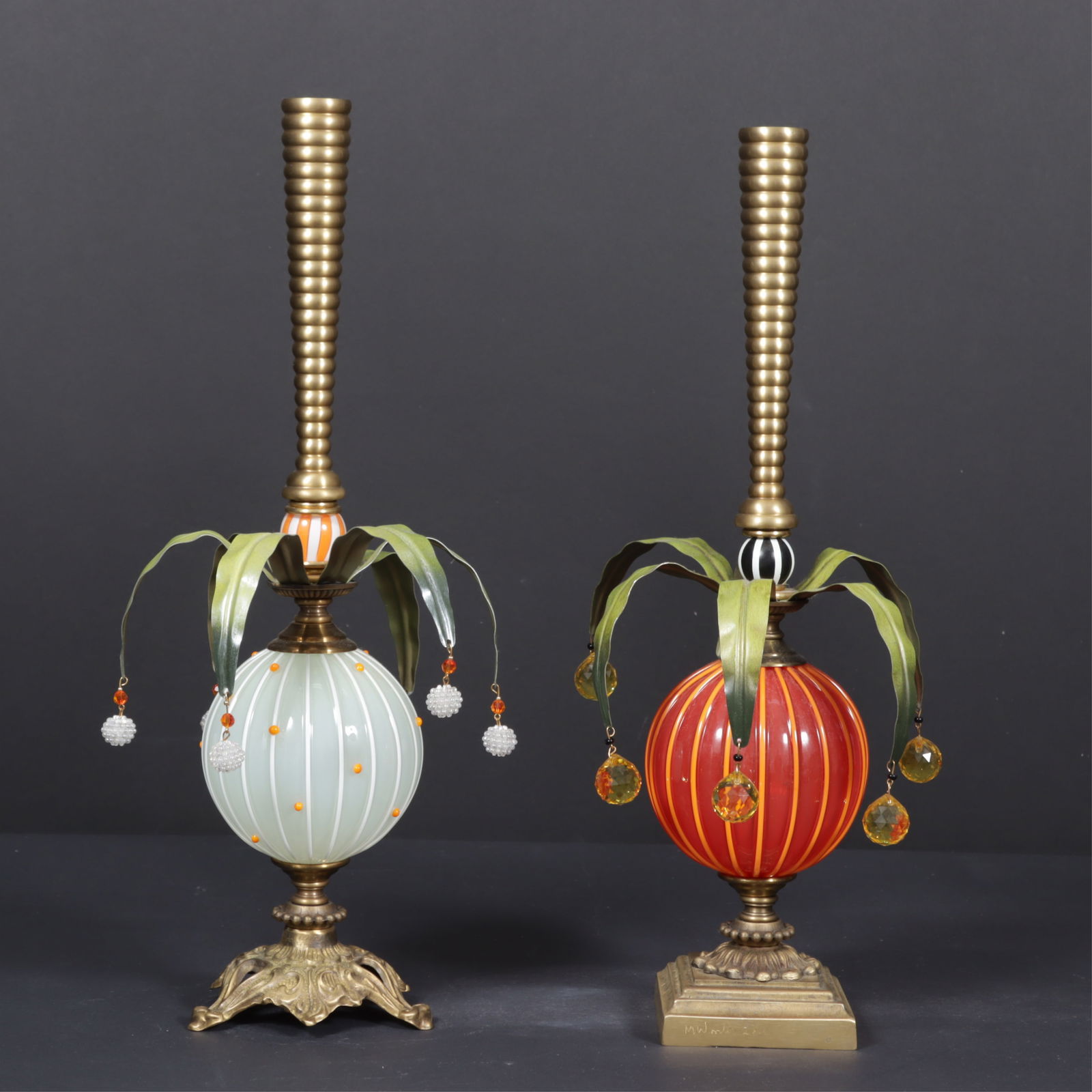Mollie Woods - Two Harlequin Candlesticks (1 of 4)