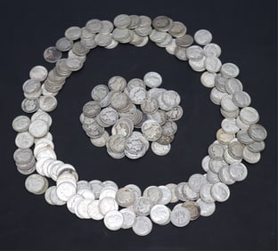 Roosevelt & Liberty Mercury Silver Dimes