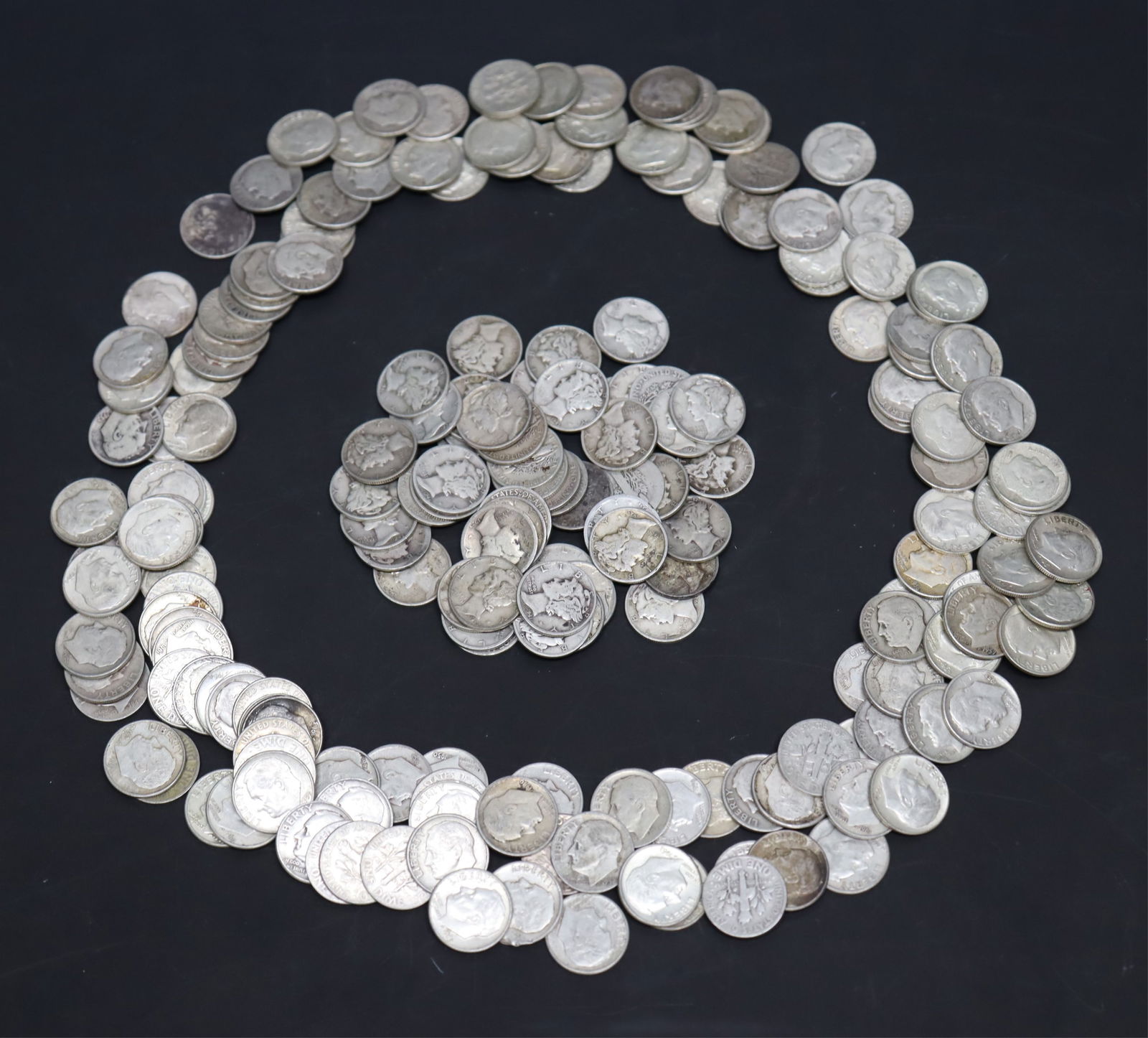 Roosevelt & Liberty Mercury Silver Dimes (1 of 5)