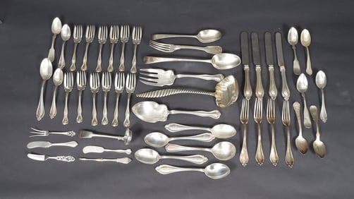 American & European Sterling Silver Flatware