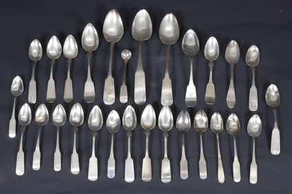 American/European Sterling & Coin Spoons