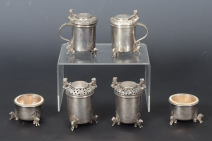 Marius Hammer Silver Cruet Suite