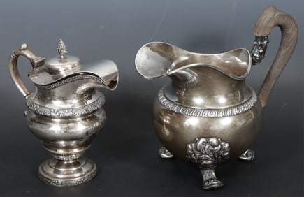 Veyrat Sterling Pitcher - G. Boyce Coin Vessel