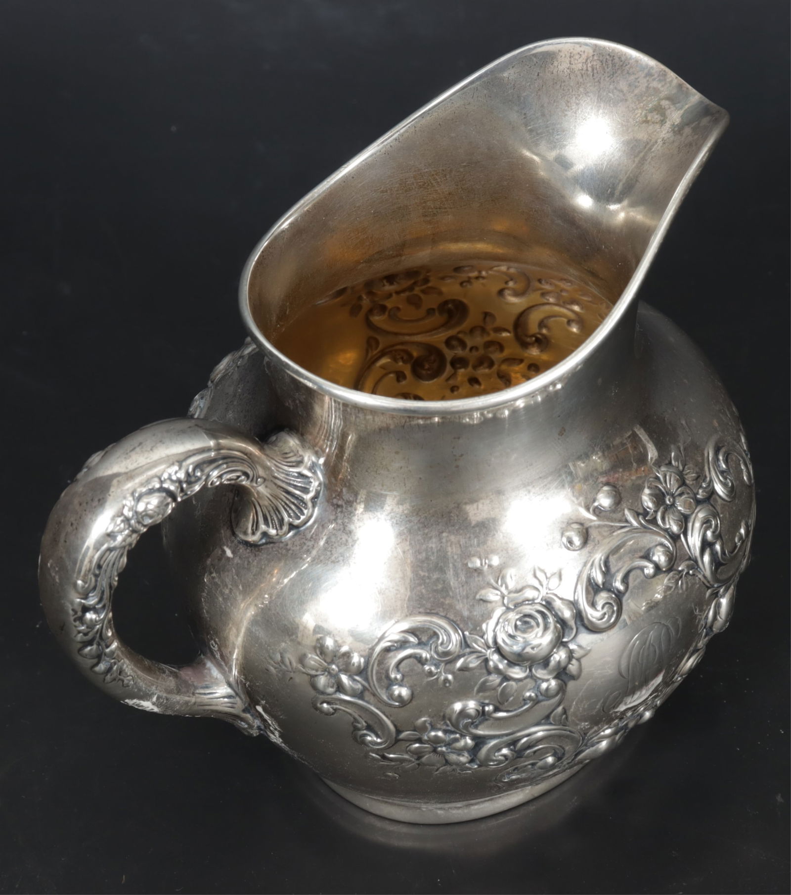 Three Piece Gorham Fleury Tea Set - 4