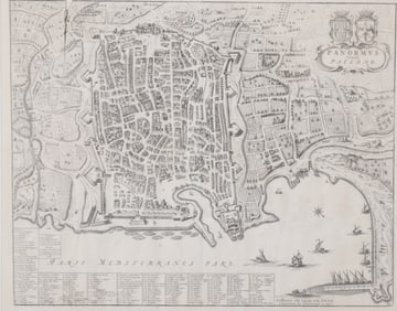 Covens and Mortier - Map of Palermo