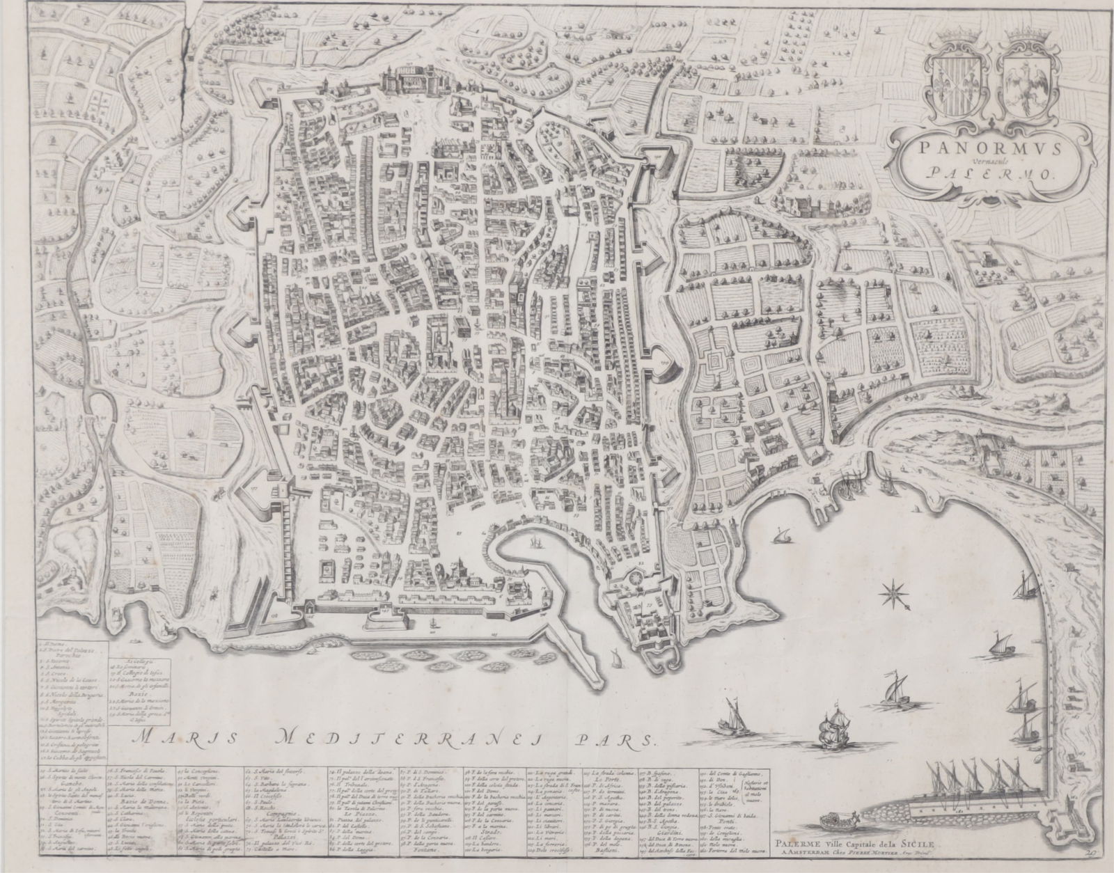Covens and Mortier - Map of Palermo (1 of 7)