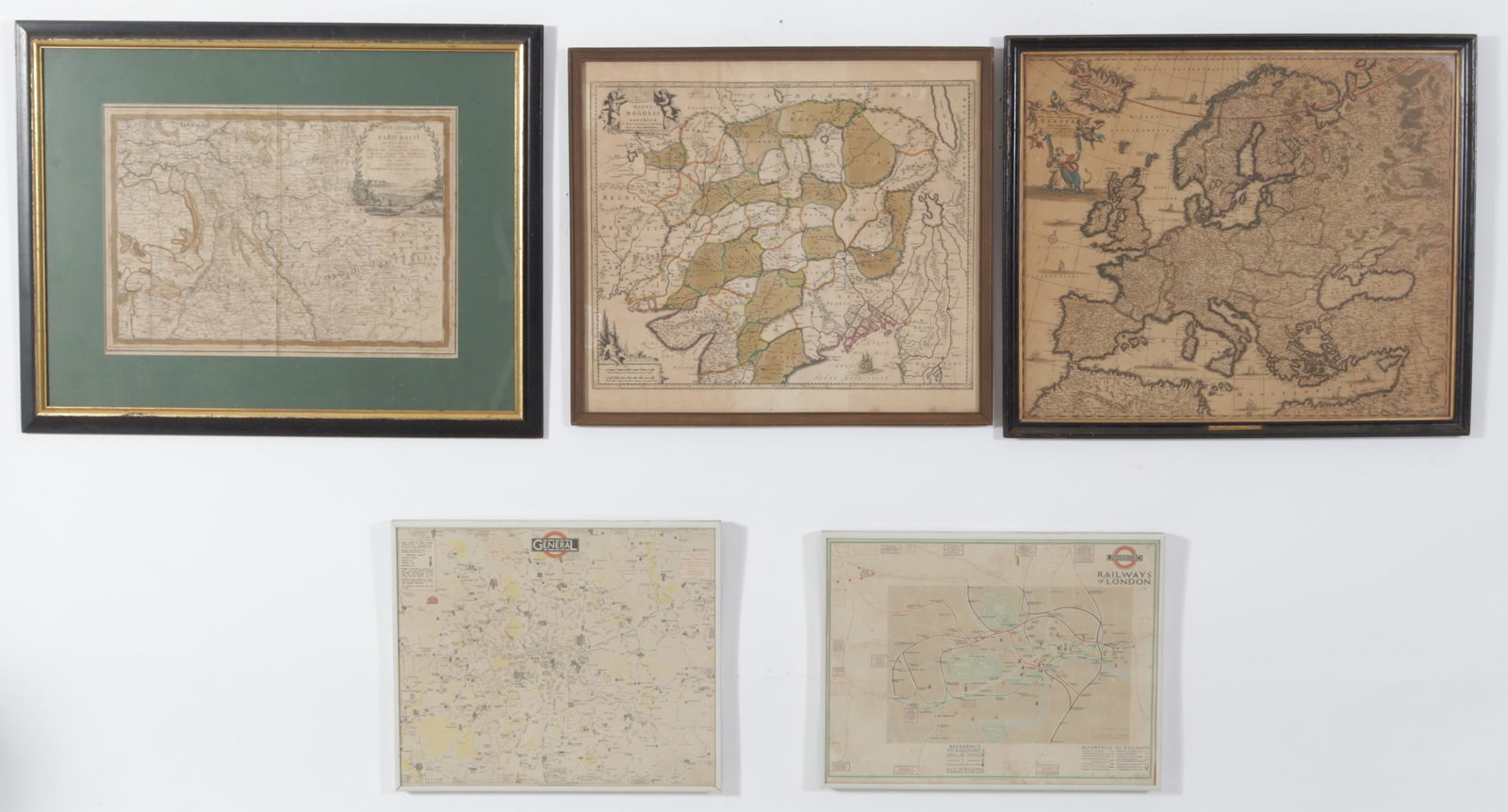 Five Maps of Europe and Mongolia (1 of 20)