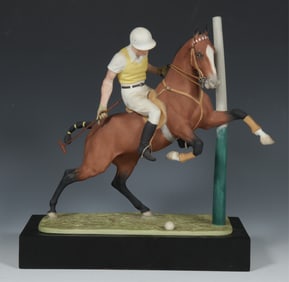 Boehm Porcelain Pottery Player