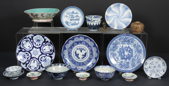 Group of Chinese and Asian Porcelain Tableware