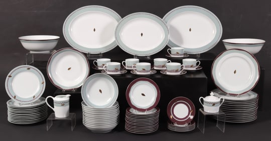 90 Pieces Bernardaud Limoges Porcelain Service