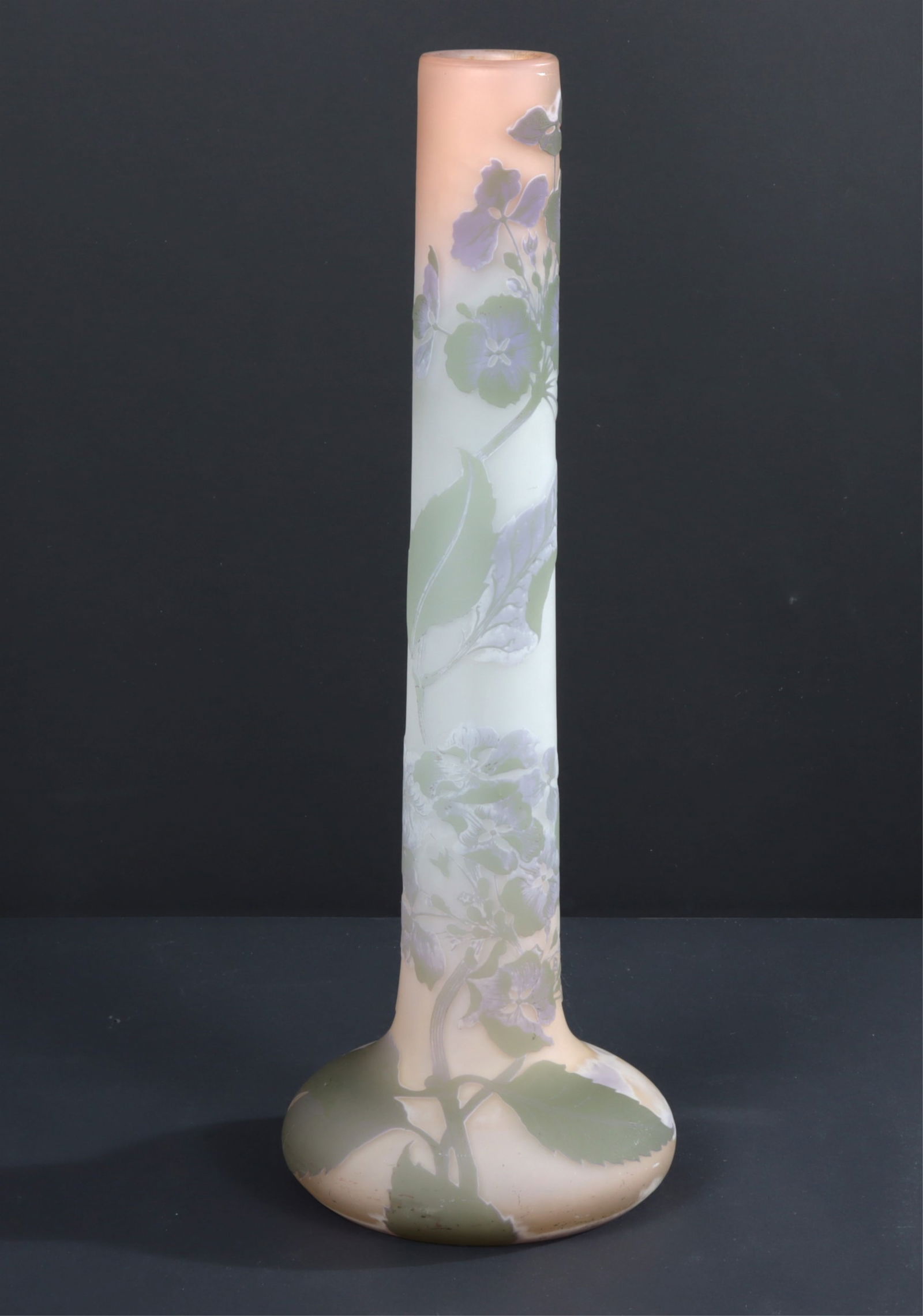 Galle Cameo Glass Vase c.1908-1920 (1 of 5)