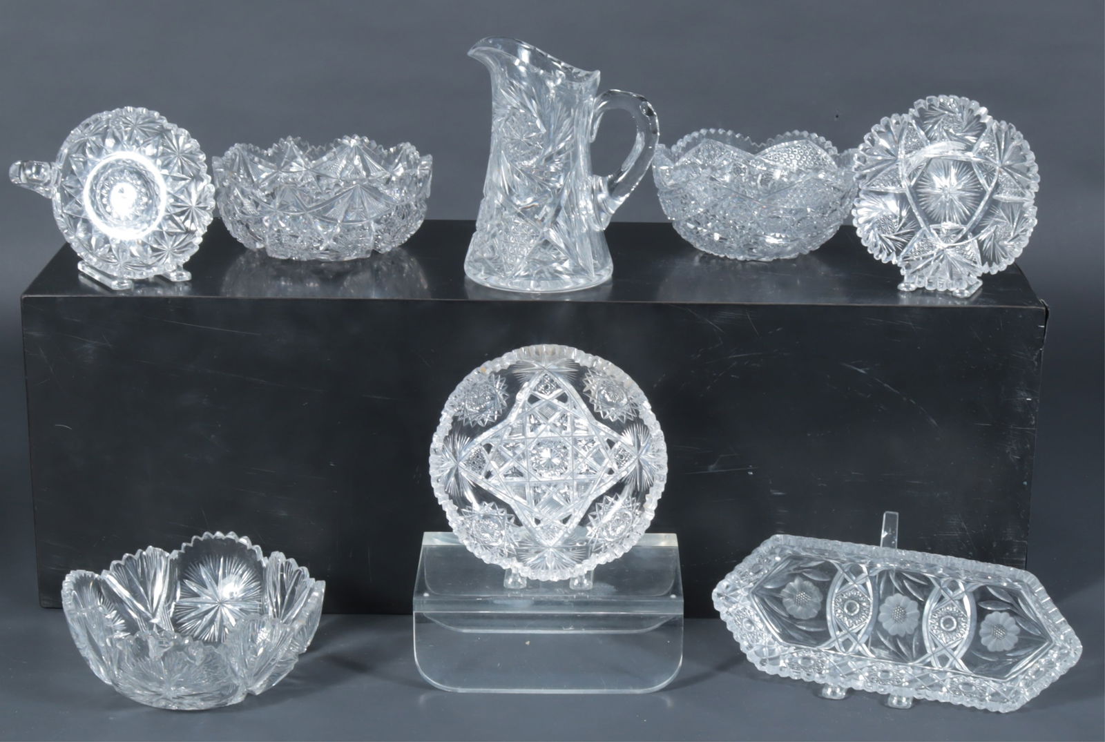 Group of Cut Glass Tableware (1 of 10)