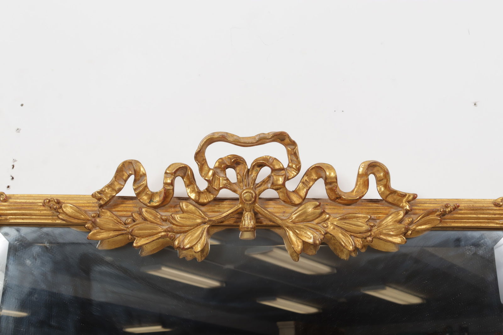 Pair Classical Style Gilt Composition Mirrors - 2