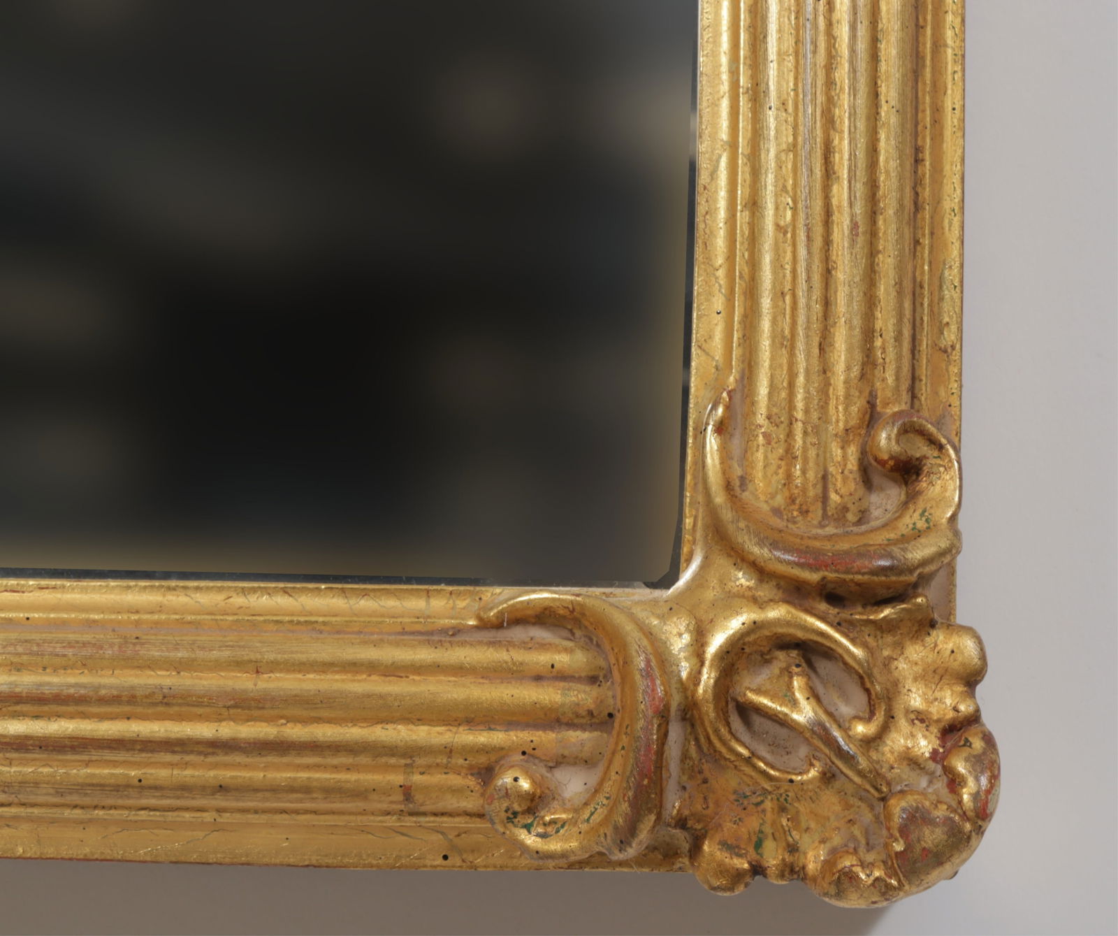 Pair Classical Style Gilt Composition Mirrors - 3