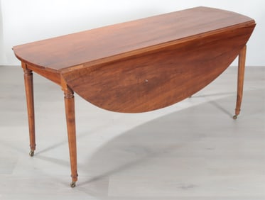 Directoire Cherry Dropleaf Dining Table, c.1800