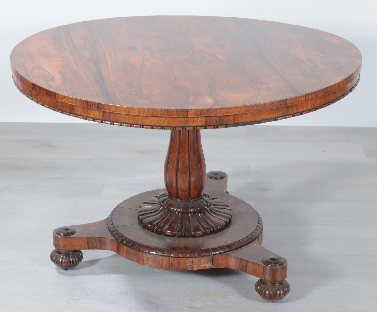 Regency Rosewood Breakfast Table, 19th C. (1 of 9)