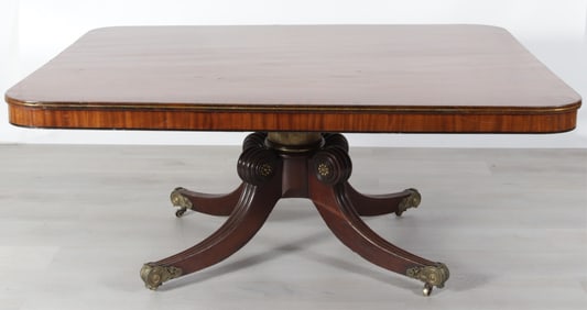 Regency Gilt Brass Mtd Mahogany Breakfast Table