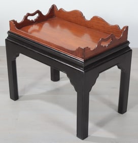 Benchmade English Mahogany Butler's Tray on Stand