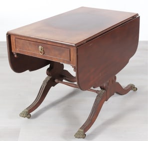 Philadelphia Federal Mahogany Sofa Table