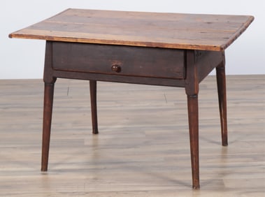 One Drawer Tavern Table American