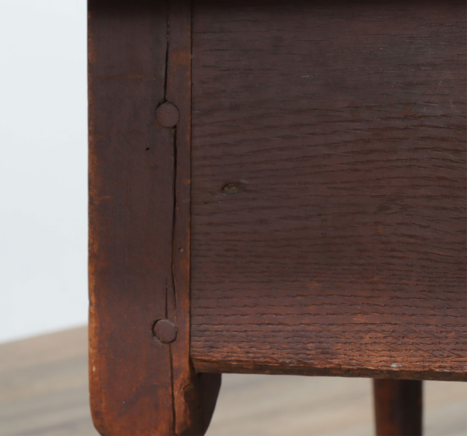 One Drawer Tavern Table American - 5