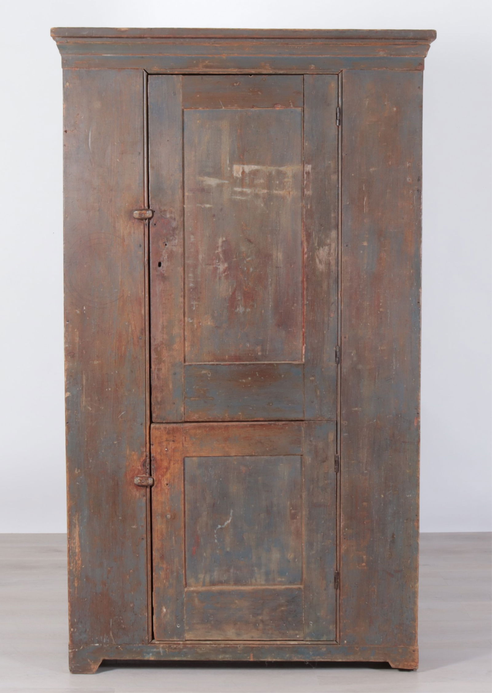 American Primitive Painted Cupboard (1 of 4)
