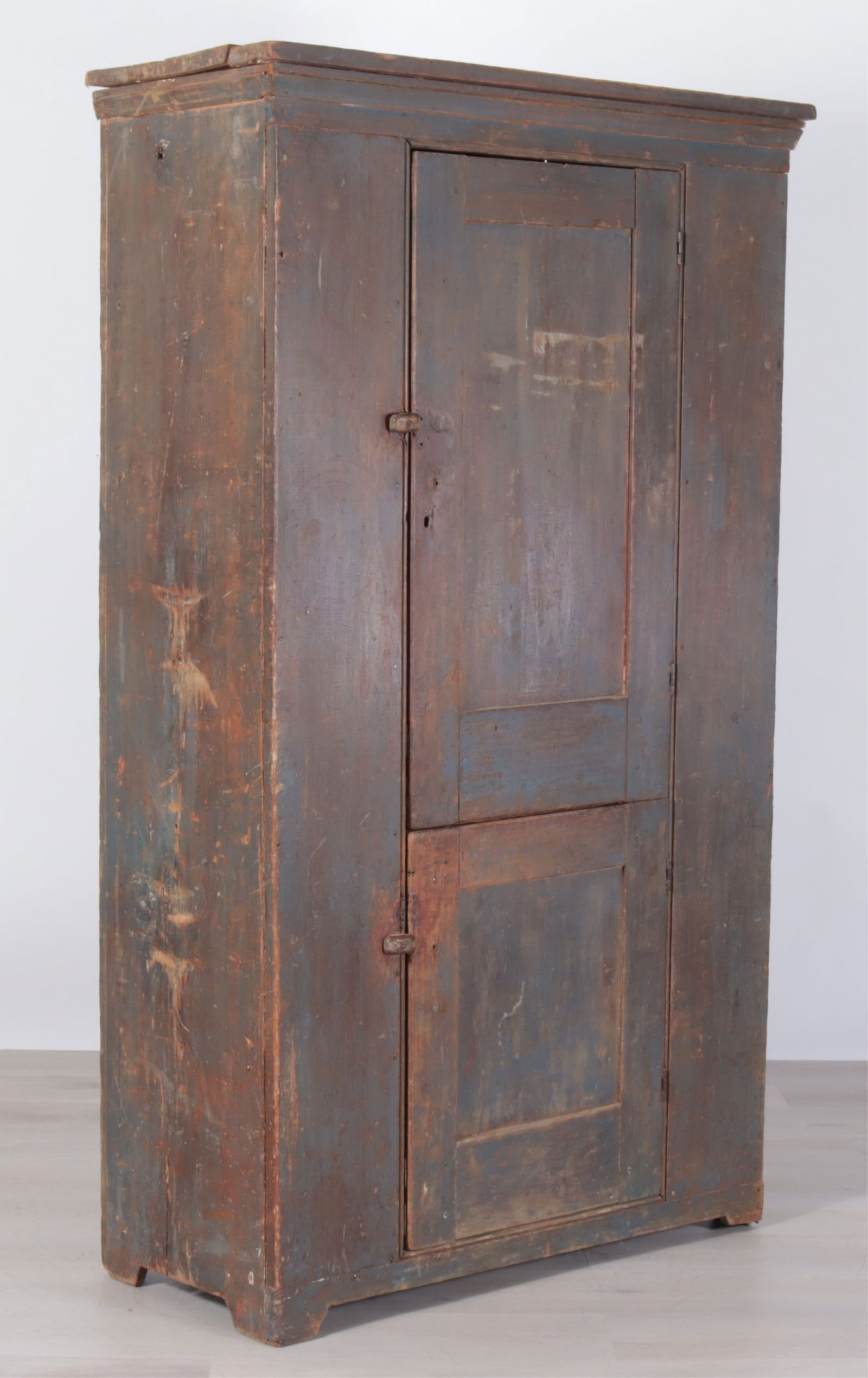 American Primitive Painted Cupboard - 2