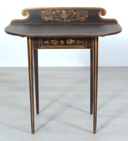 American Classical Stencil Side Table