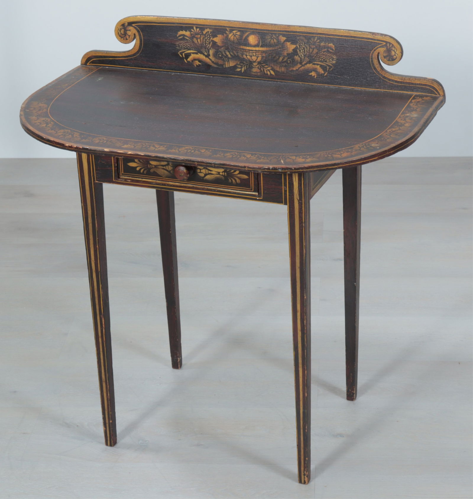 American Classical Stencil Side Table - 2