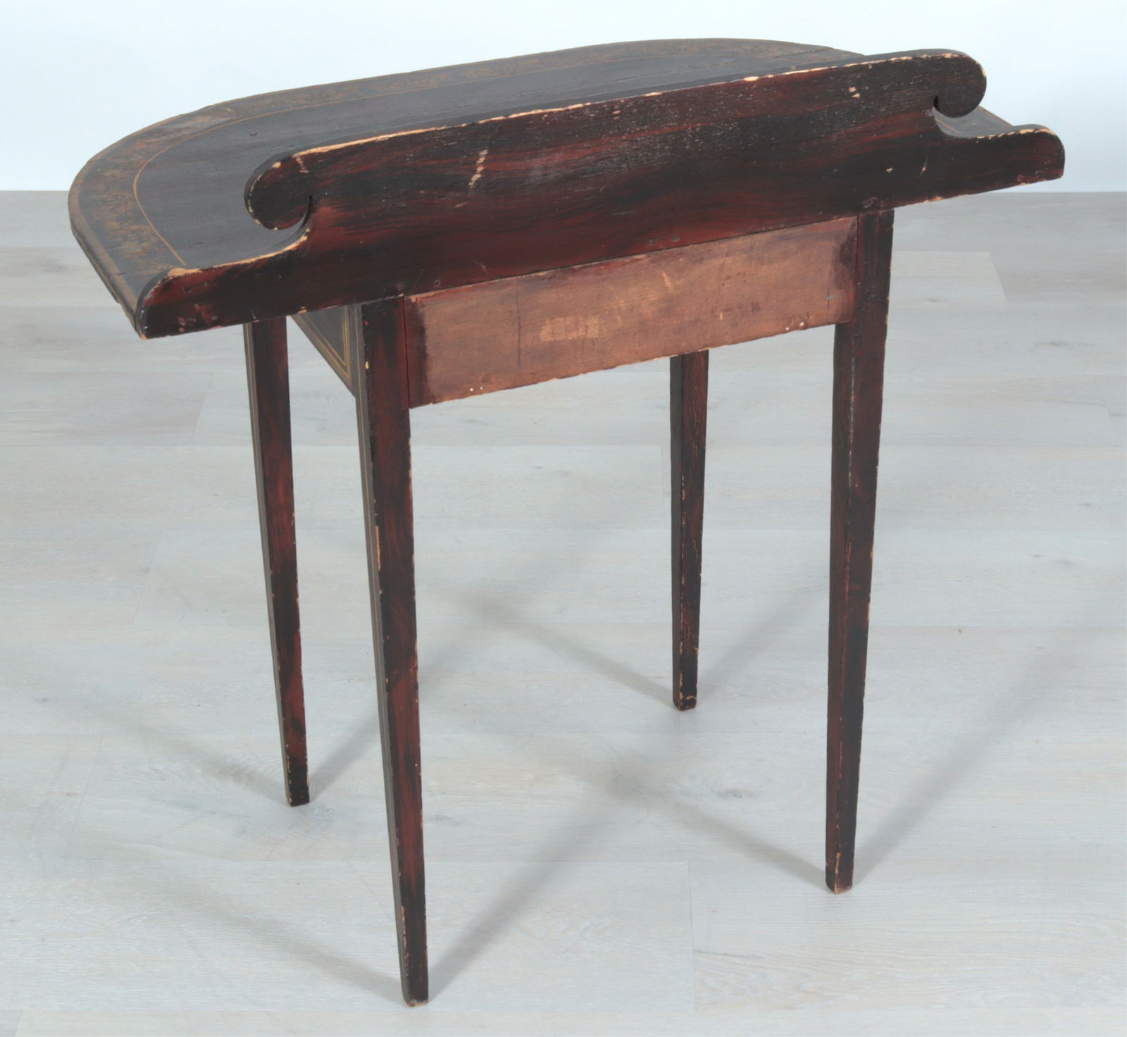 American Classical Stencil Side Table - 4