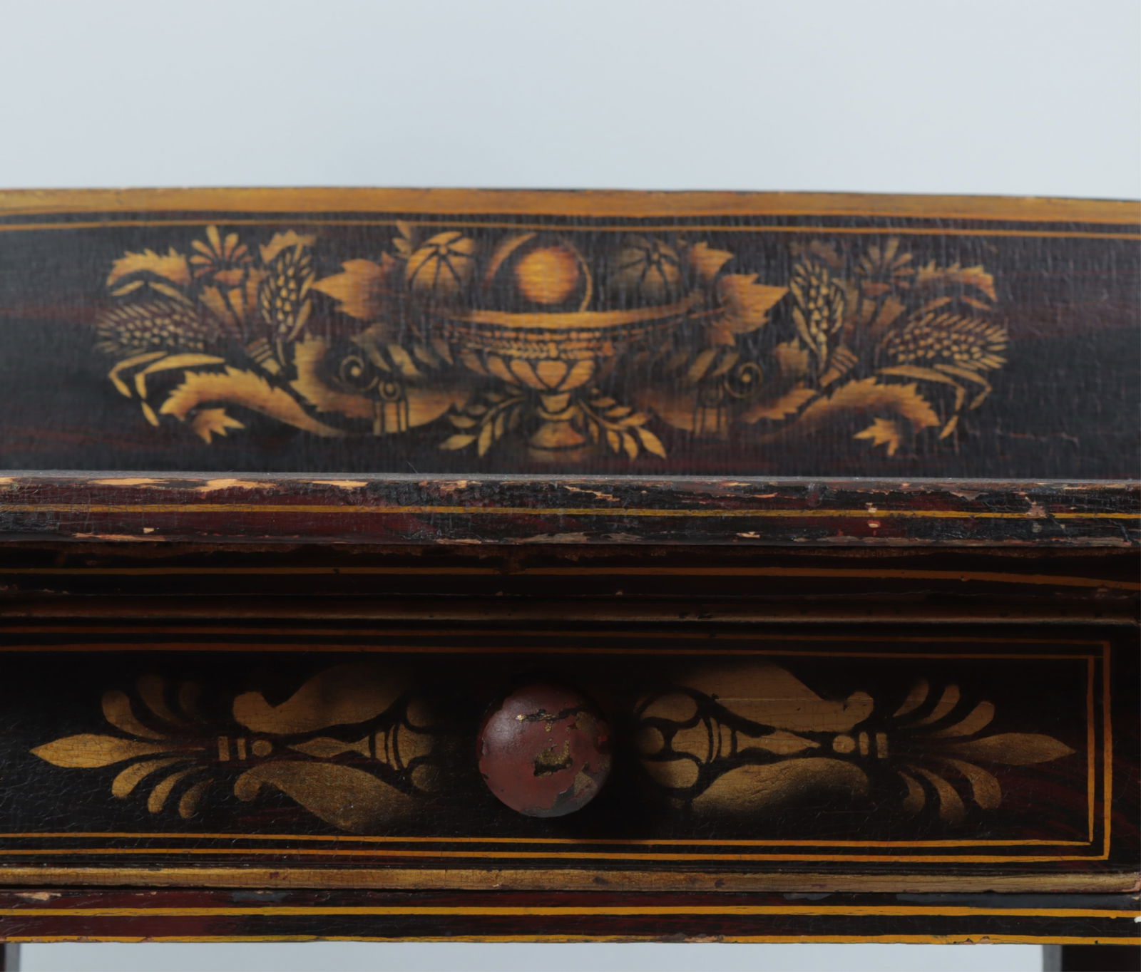 American Classical Stencil Side Table - 7