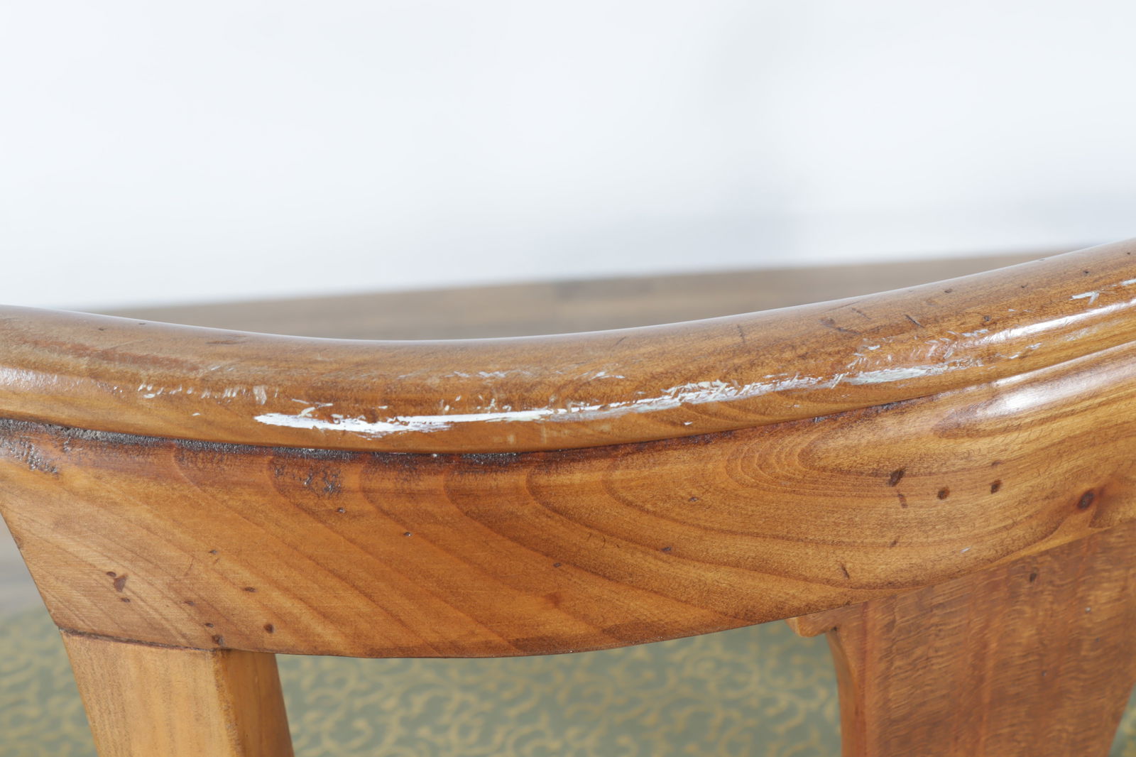 Regency Style Caned Bench - 7