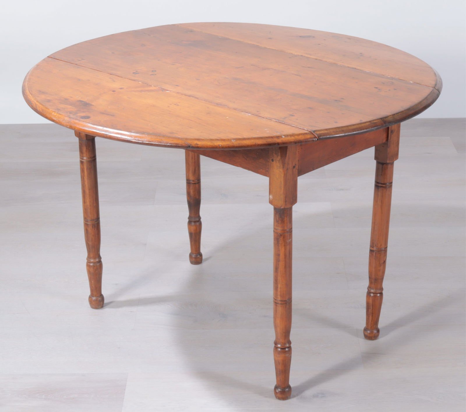 Antique Dropleaf Pine Table - 2
